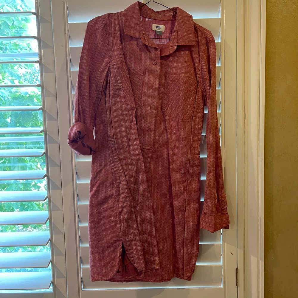 Printed mauve dress